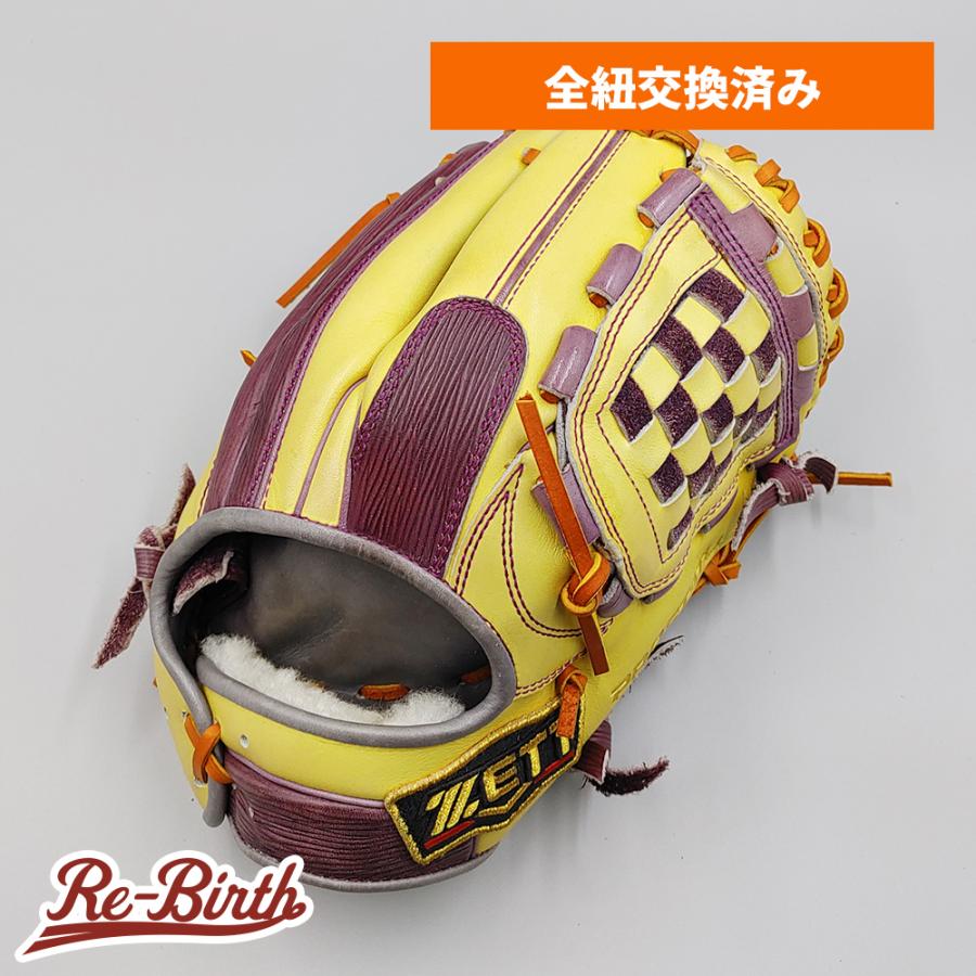 ゼット（ZETT） 【全紐交換済み】 軟式グローブ / 内野手用 型付け済み