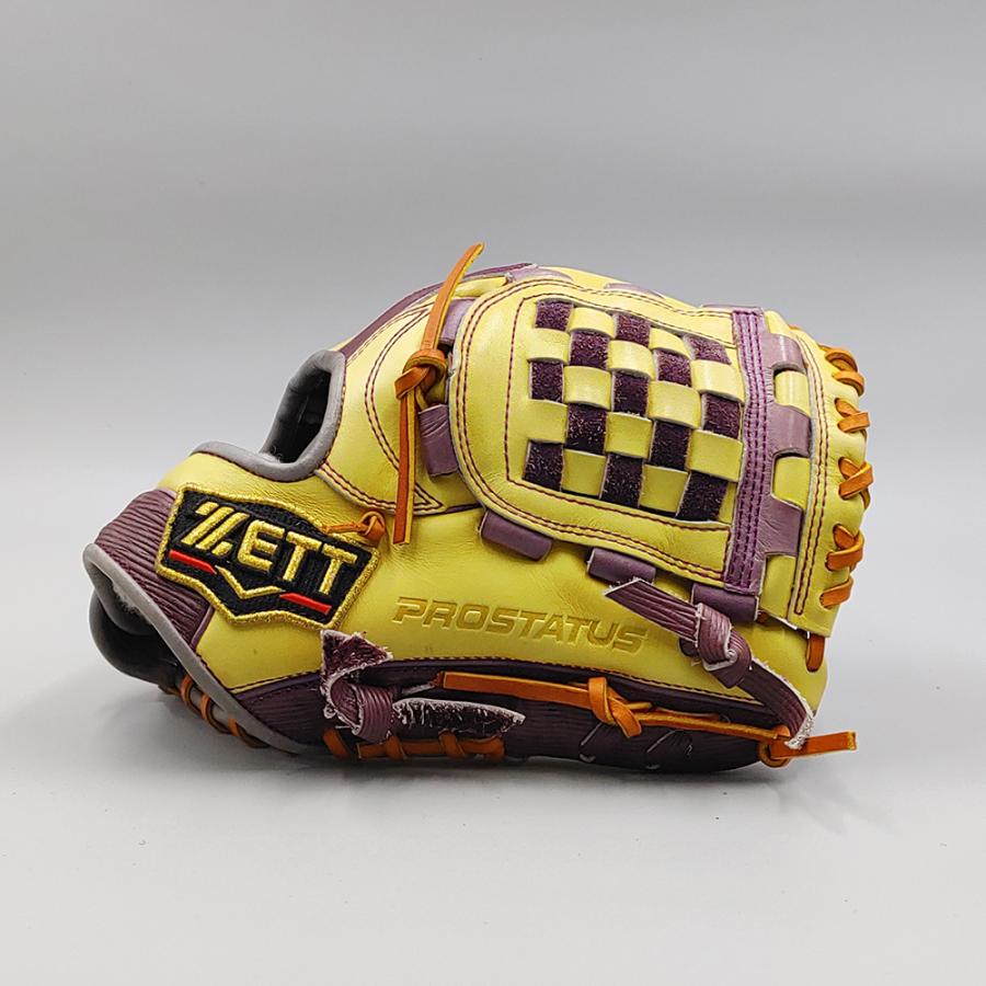 ゼット（ZETT） 【全紐交換済み】 軟式グローブ / 内野手用 型付け済み