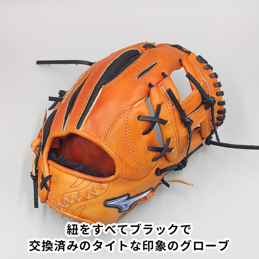 MIZUNO（ミズノ） 【全紐交換済み 】 軟式グローブ / 内野手用 型付け