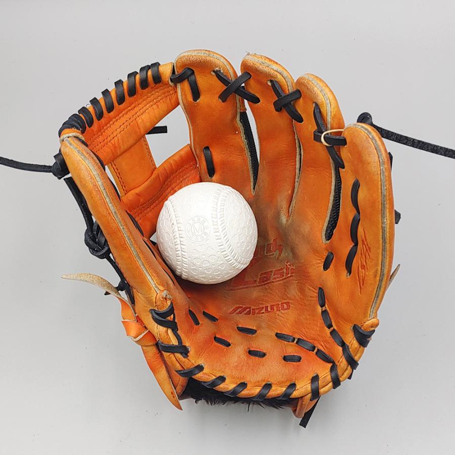 ミズノ Mizuno 野球 グローブ MIZUNO（ミズノ） 【全紐交換済み 】 軟式グローブ / 内野手用 型付け