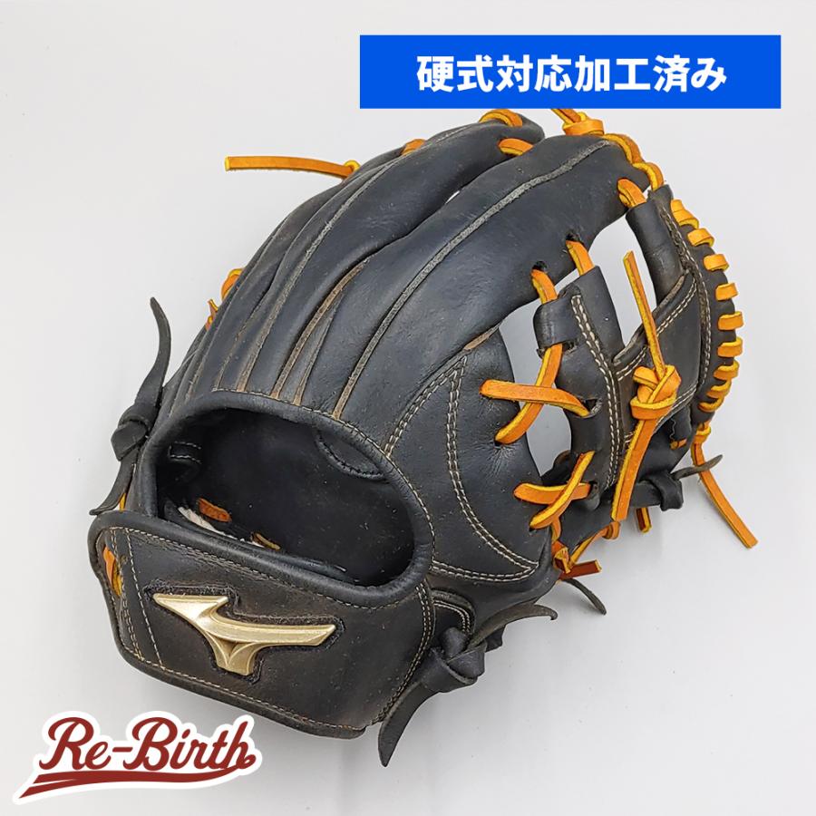 Mizuno 硬式グローブ 黒 MIZUNO（ミズノ） 【硬式対応アップグレード済 (高校野球対応