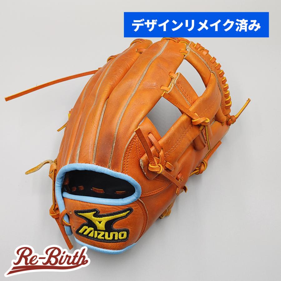 Mizuno 軟式グローブ MIZUNO（ミズノ） 【デザインリメイク済み】 軟式グローブ / 内野手用