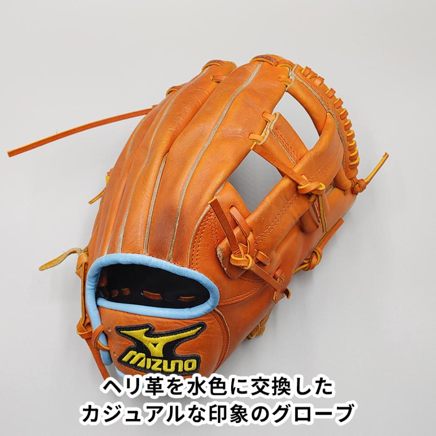 今週中までの価格です⭐︎ミズノ　型付け済み　軟式グローブ MIZUNO（ミズノ） 【デザインリメイク済み】 軟式グローブ / 内野手用