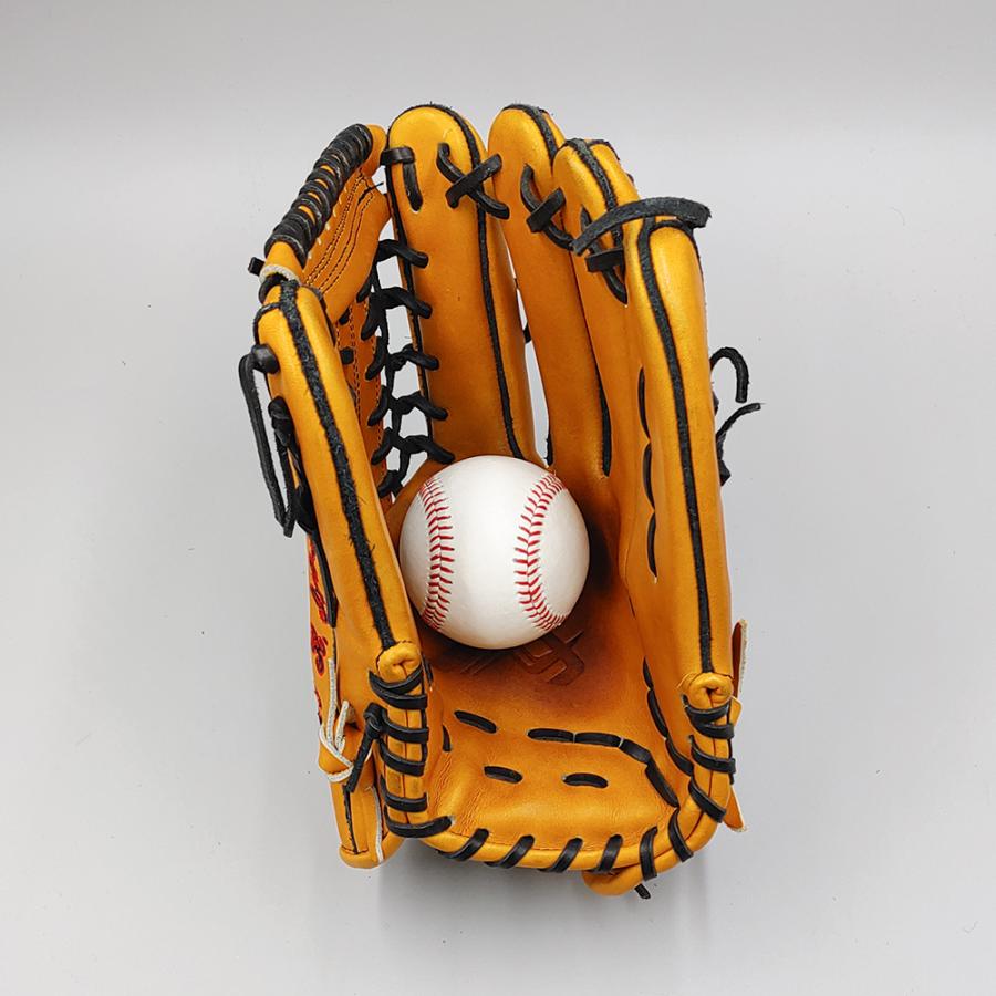 クリーニング済み 】 マックスグローブ 早川 硬式グローブ / 外野手用