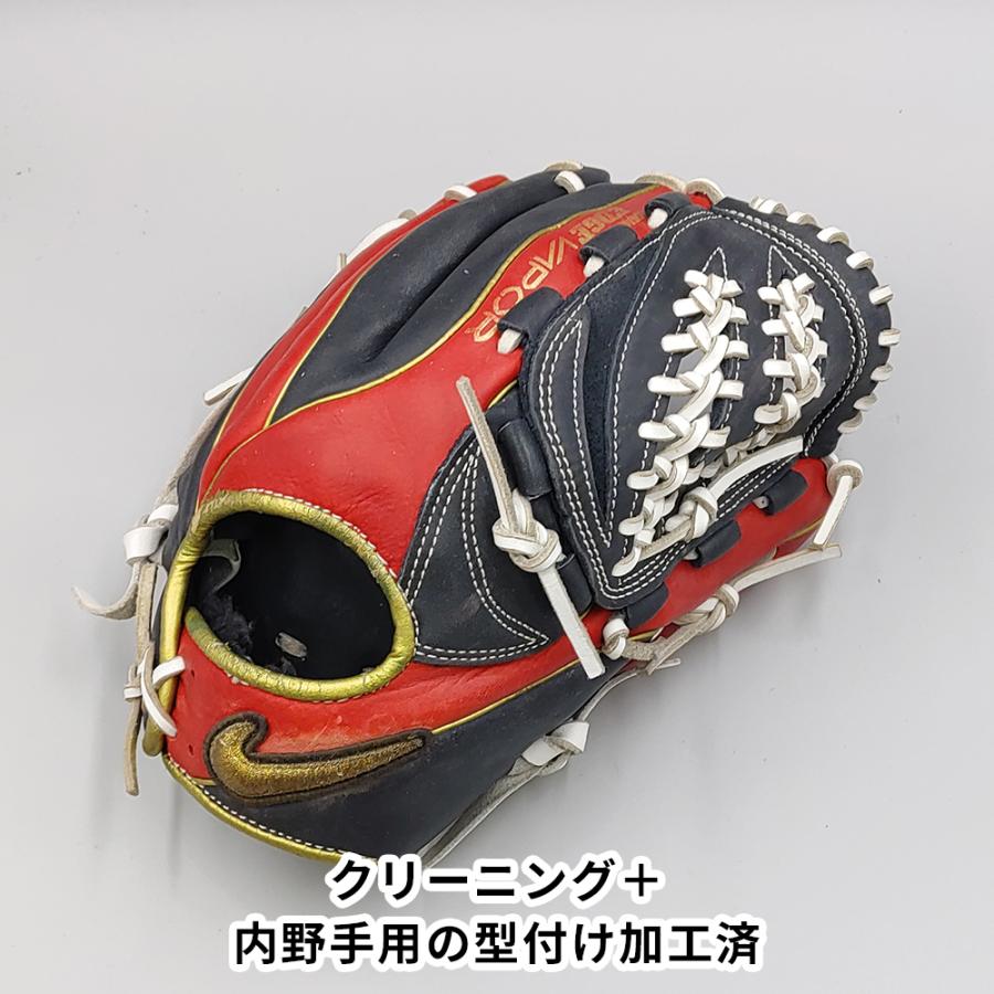 NIKE一般軟式用グラブ　湯もみ型つけ済み NIKE（ナイキ） 【クリーニング済み 】 軟式グローブ / 内野手用