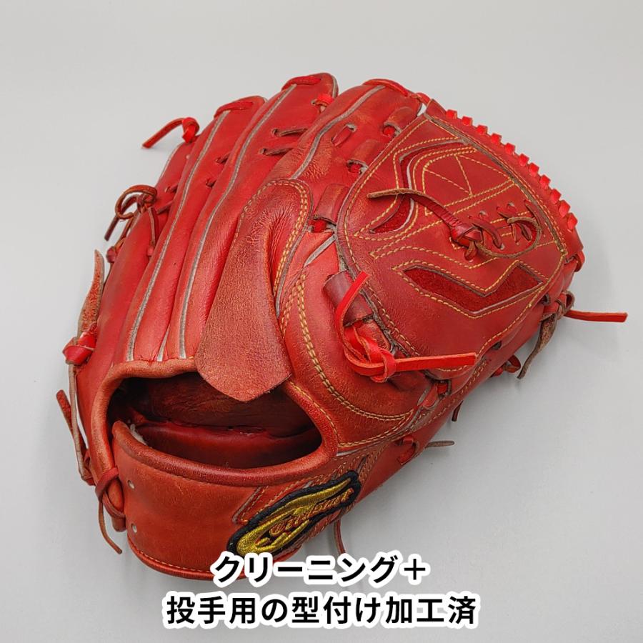 クリーニング済み (高校野球対応)】 トレジャー 硬式グローブ / 投手用