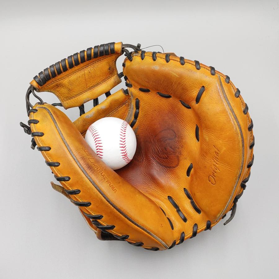 ハタケヤマキャッチャーミット ハタケヤマ（HATAKEYAMA） 【クリーニング済み (高校野球対応