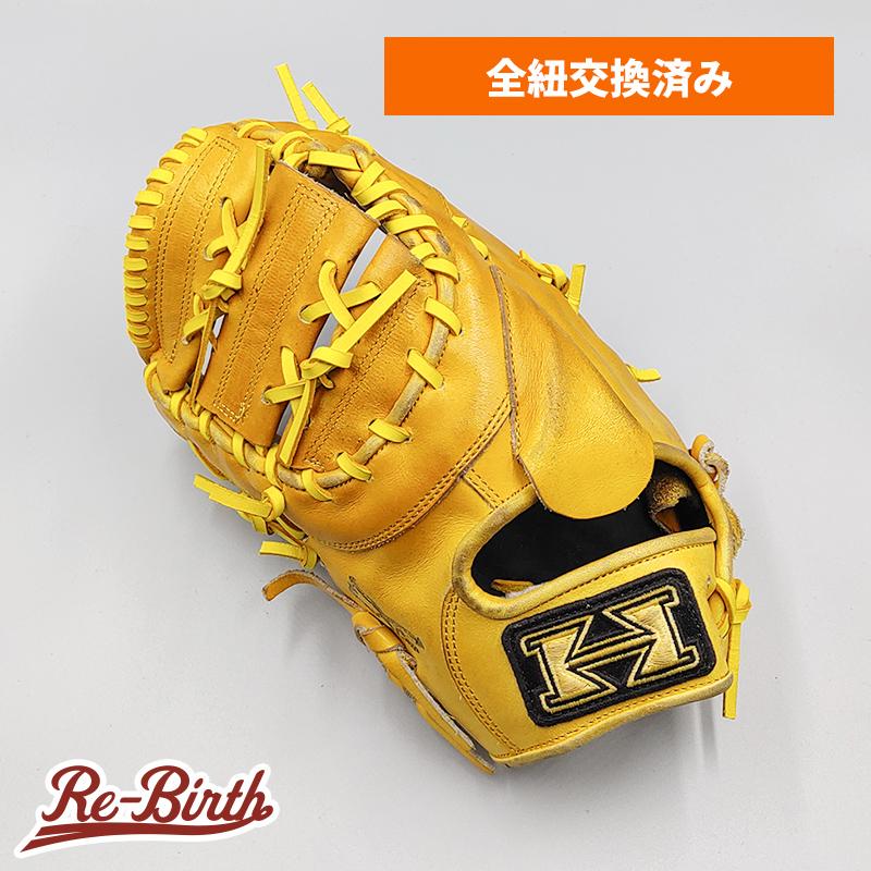 ★人気★ ハイゴールド 硬式用 ファーストミット 紐切れ無し ウェブ破れ無し HI-GOLD（ハイゴールド） 【全紐交換済み 】 軟式用 ファーストミット