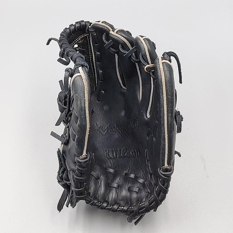 【クリーニング済み 】 ウイルソン 軟式グローブ / オールラウンド用 型付け済み (Wilson グラブ)[WE634]｜re-birth-baseball｜06