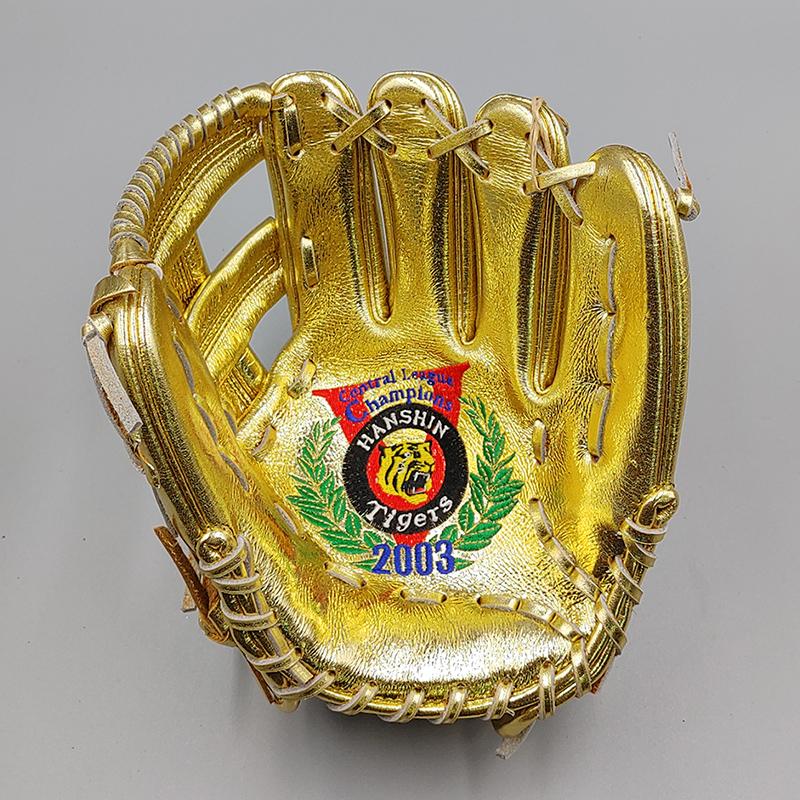 【未使用品】 阪神タイガース 軟式グローブ / 内野手用 型付け済み ( グラブ)[WE762]｜re-birth-baseball｜06