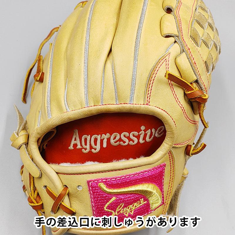 【クリーニング済み (高校野球対応)】 スラッガー 軟式グローブ / 内野手用 型付け済み (slugger グラブ)[WE775]｜re-birth-baseball｜08