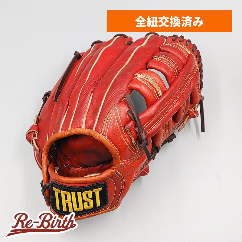 ザナックス 【全紐交換済み】 軟式グローブ / 外野手用 型付け済み