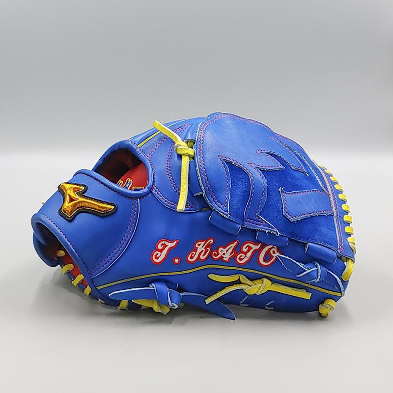 【クリーニング済み 】 ミズノ 軟式グローブ / 投手用 型付け済み (mizuno グラブ)[WE842]｜re-birth-baseball｜03