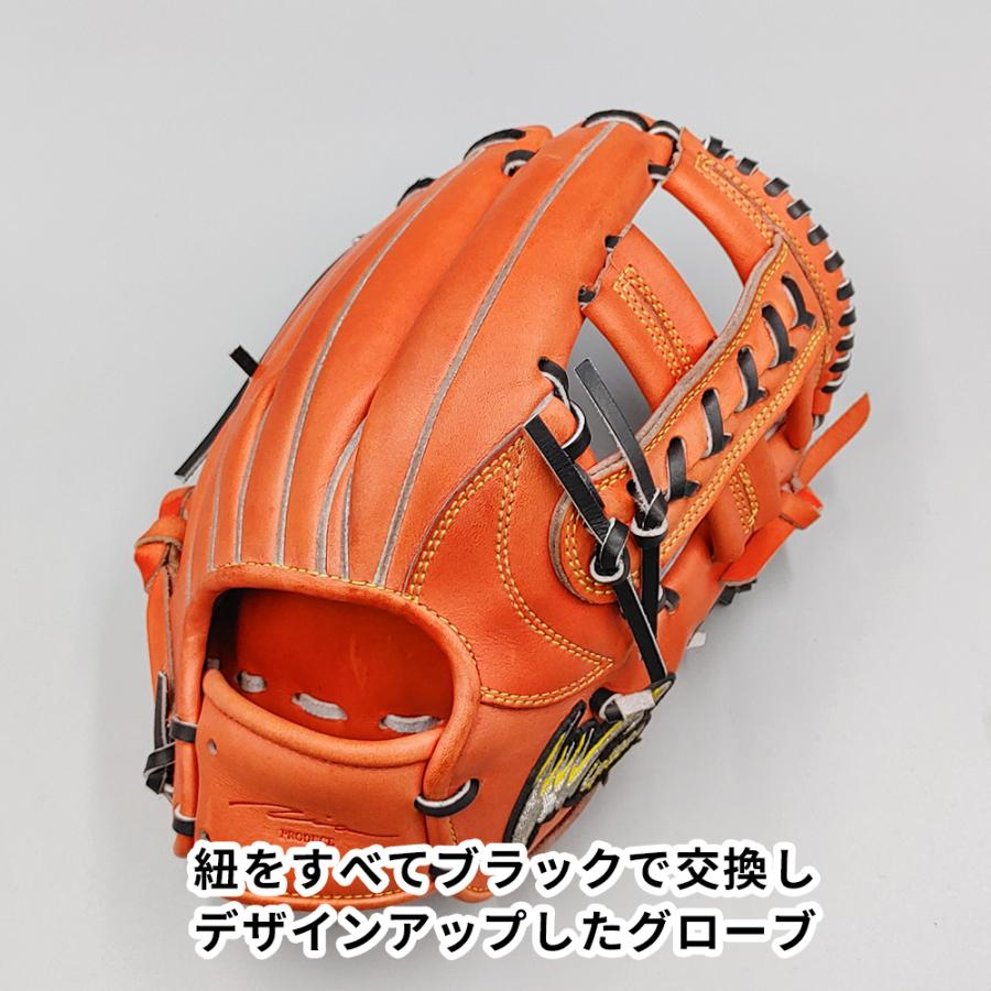 【全紐交換済み (高校野球対応)】 IPセレクト 硬式グローブ / 内野手用 型付け済み ( グラブ) [WE889]｜re-birth-baseball｜02