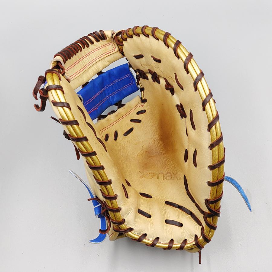 ザナックス 【クリーニング済み 】 軟式用 ファーストミット 型付け