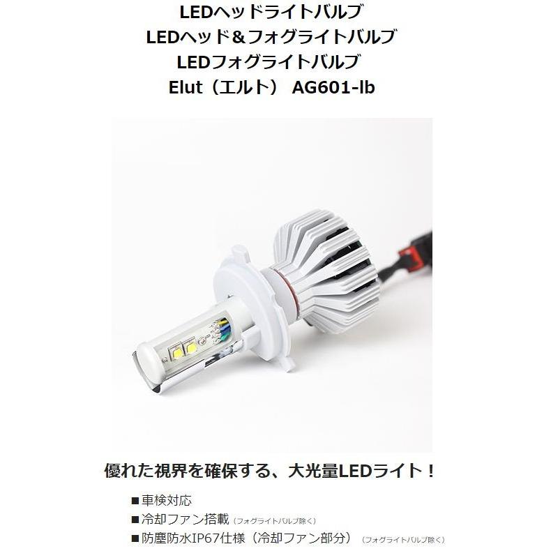 エルトLEDヘッド＆フォグライトバルブ(HB3/HB4) 6000ケルビンAG601 