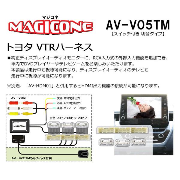 Bullcon AV-V05TM トヨタ車用 VTRハーネス Bullcon AV-V05TM トヨタ車用 VTRハーネス 【公式通販】