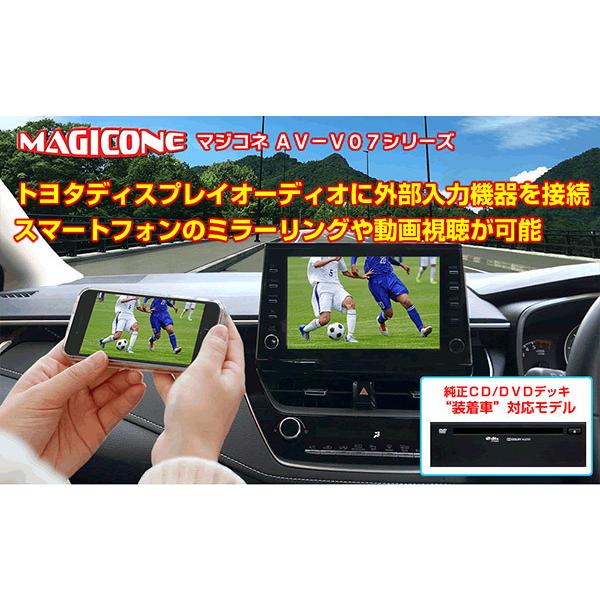 取寄商品】BullconマジコネAV-V07T+AV-HDM01DCトヨタ純正ディスプレイ