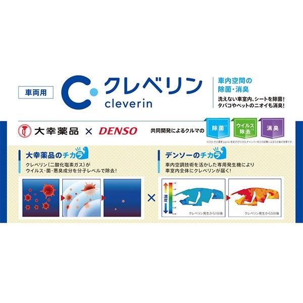 DENSOデンソーCLVDNB(261770-001)車両用クレベリン発生機CLVDNX後継機種ウイルス除去・除菌・消臭