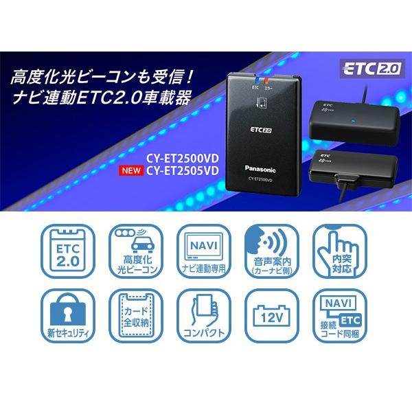 新品未使用PanasonicパナソニックCY-ET2505VDナビ連動ETC2.0車載器