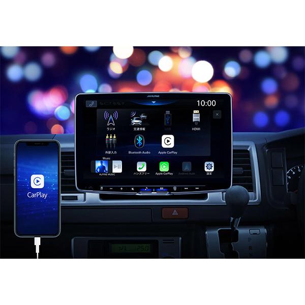 ALPINE DAF9V ディスプレイオーディオ　リモコンプリウス30 キット付 ALPINE DAF9V ディスプレイオーディオ リモコンプリウス30