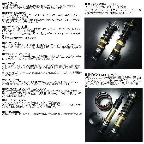 【送料無料(一部地域除く)】RGレーシングギアHS DAMPERインテグラタイプR/DC5車高調 HS-A03Sの画像