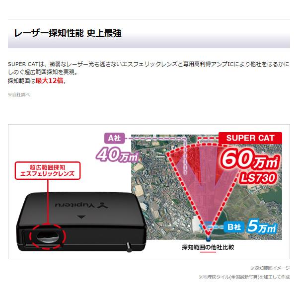 SUPER CAT 【取寄商品】ユピテルLS730+OBD-HVTM新レーダー波移動