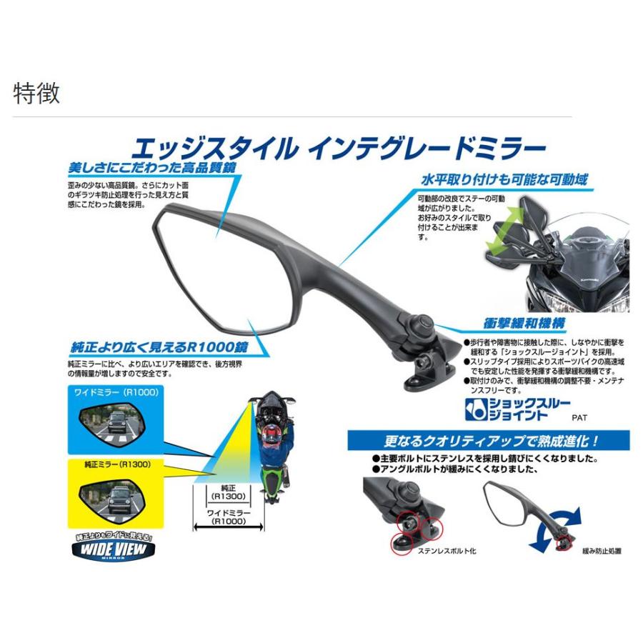 TANAX ナポレオン カウリングミラー リブラ3 L,Rセット NC-005 jline_tanax-nc-005r