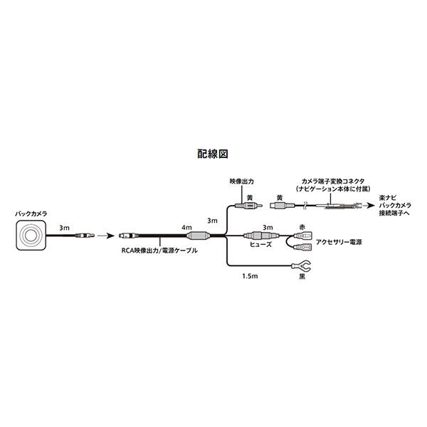 カロッツェリア カロッツェリアND-BC300高精細HD画質バックカメラ