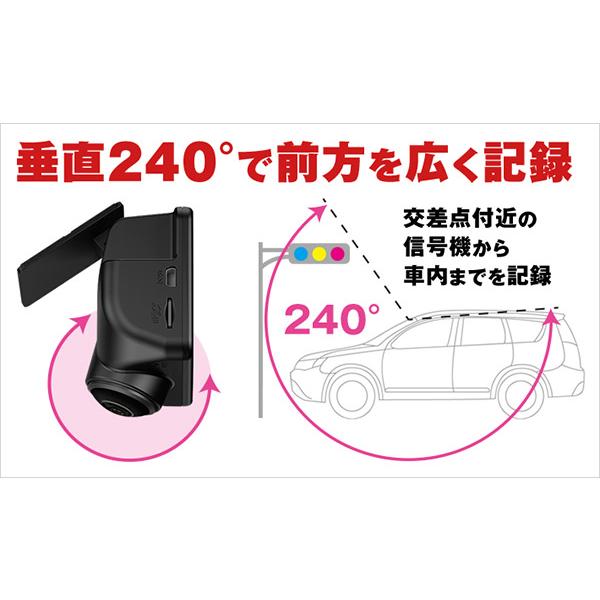 最終値下げ　中古美品 YUPITERU Q-21 360度全方向対応ドラレコ ユピテル ユピテル ドライブレコーダー 全周囲360度記録可能 Q