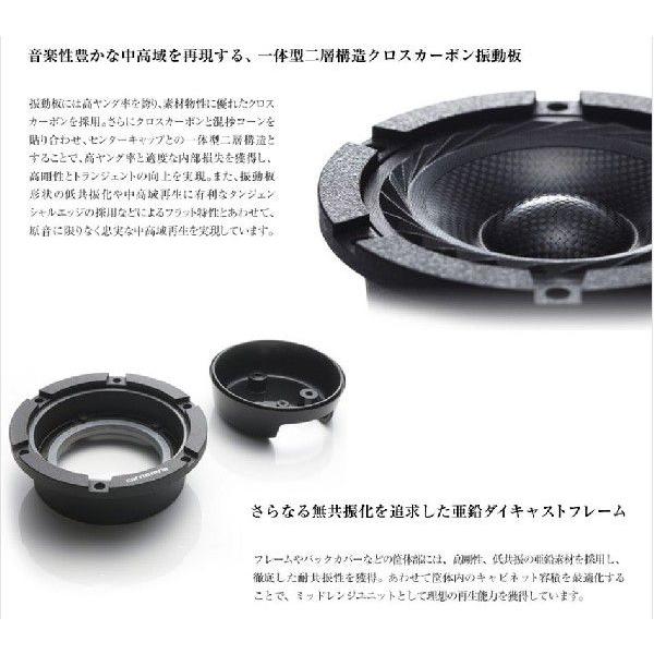 カロッツェリア 【受注生産】carrozzeriaカロッツェリア 6.6cmミッド