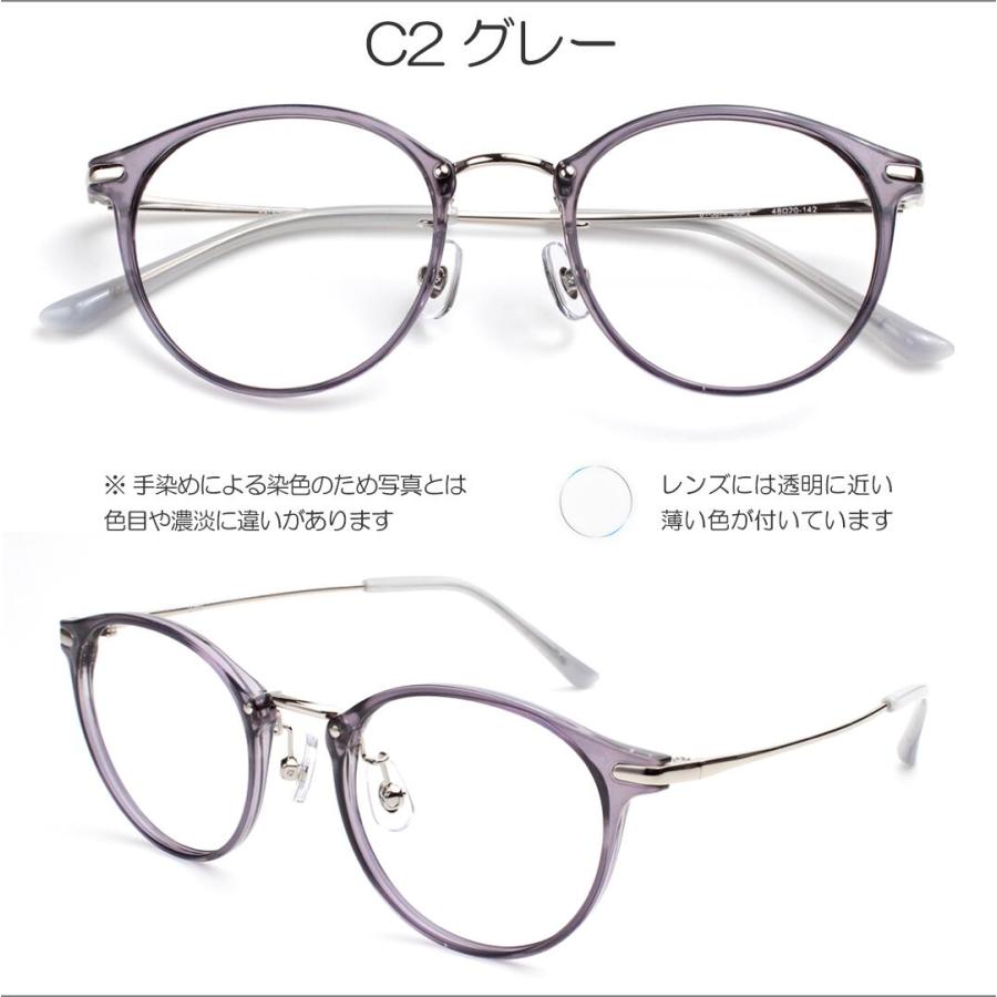 プラスチック/チタン 老眼鏡 ブルーライトカット メガネ枠 メンズ
