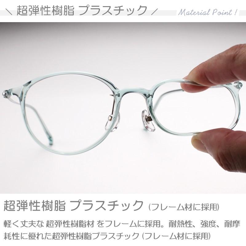 老眼鏡 チタン プラスチック ブルーライトカット シニアグラス