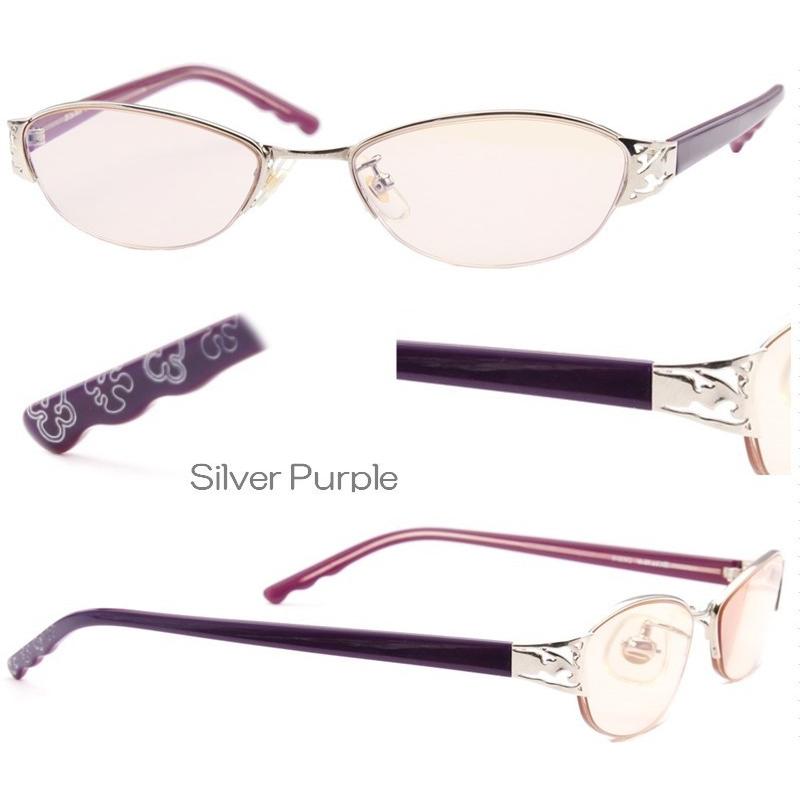 老眼鏡 おしゃれ レディース メタル ハーフリム 40代 プラスチック