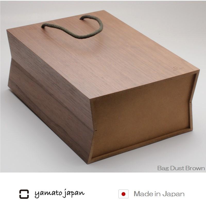 ゴミ箱 壁掛け おしゃれ 紙袋のモチーフ 木製 インテリア