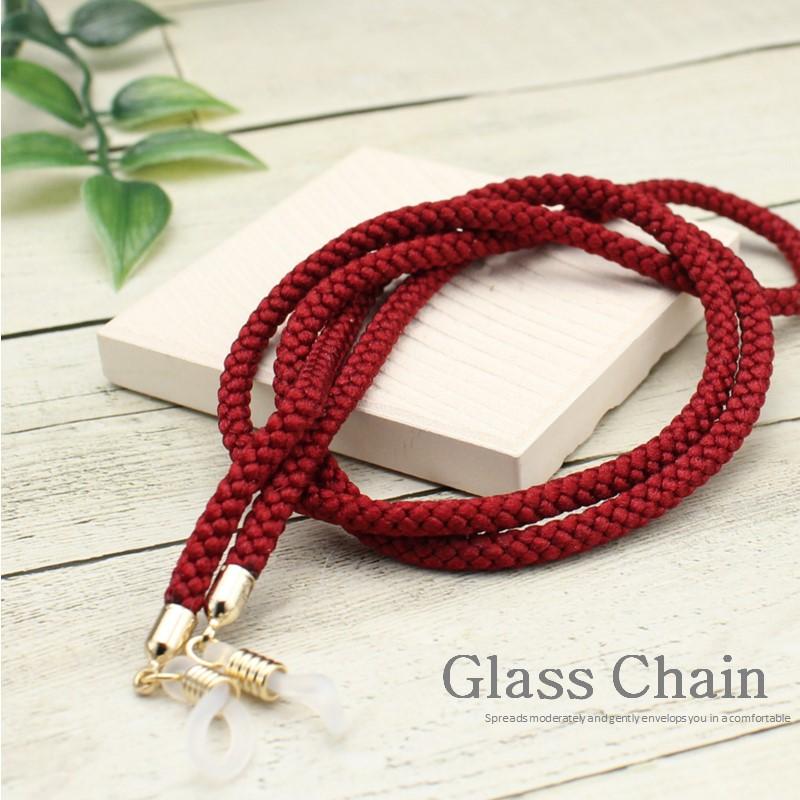 日本製 メガネチェーン グラスコード 軽い おしゃれ メンズ レディ―ス メガネコード ひも メタル 金属 ゴールド 老眼鏡 眼鏡 メガネ 男性 女性 組み紐 江戸打ち |  | 03