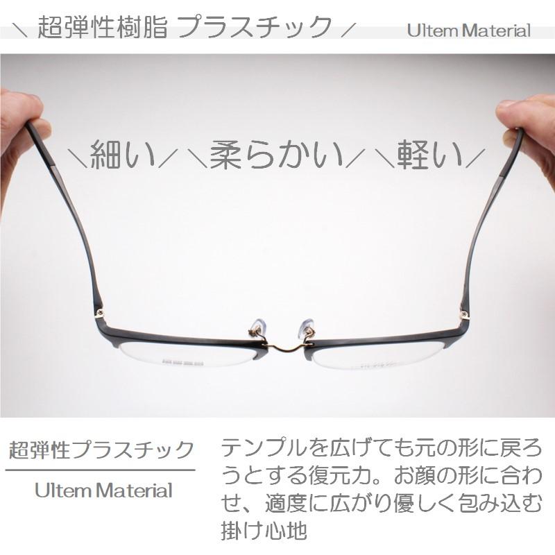 老眼鏡 メンズ 男性 おしゃれ ブルーライトカット サーモント
