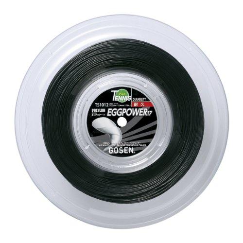 ゴーセン エッグパワー17 200M ロール ブラック TS1012BK GOSEN GOSEN/ゴーセン TS1012BK エッグパワー17 200mロール