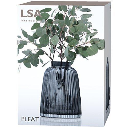 LSA(エルエスエー) フラワーベース(花器) グレー 高さ20cm PLEAT(プリート) G1399-20-847 エルエスエー フラワーベース 花器 グレー 高さ20cm PLEAT プリート G1399