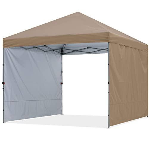 ✨美品✨ ABCCANOPY タープテント ワンタッチ サイドシート2枚付き センターロック 3m/2.5m/2m 3段階調節 キャスターバッグ付? 【R2534732723】(14838円)