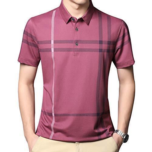 有名なブランド メンズ ビジネス ポロシャツ Fhlhy ゴルフ 複数の色 大人 半袖 シルク シンプル シャツ カジュアル その他鍋 グリル