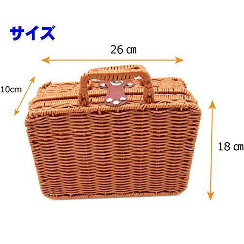 ピクニックバスケット カゴバック ピクニック かご おしゃれ カゴバッグ 籠 バスケット 布張り 26x18x10cm 8nti8kavse Www Alefbet Org Br