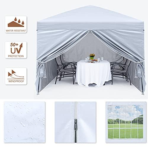 マスターキャノピー（MASTERCANOPY）ワンタッチタープテント 窓付き 横幕/サイドシート四枚セット アウトドア ス ワンタッチタープテント 窓付き 横幕/サイドシート四枚セット