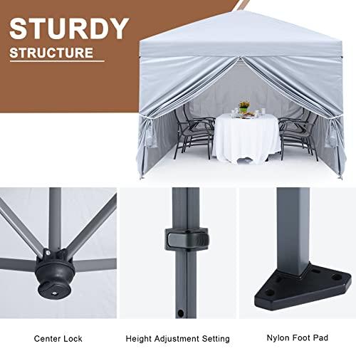 マスターキャノピー（MASTERCANOPY）ワンタッチタープテント 窓付き 横幕/サイドシート四枚セット アウトドア ス ワンタッチタープテント 窓付き 横幕/サイドシート四枚セット