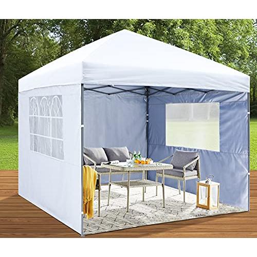 マスターキャノピー（MASTERCANOPY）ワンタッチタープテント 窓付き 横幕/サイドシート四枚セット アウトドア ス ワンタッチタープテント 窓付き 横幕/サイドシート四枚セット