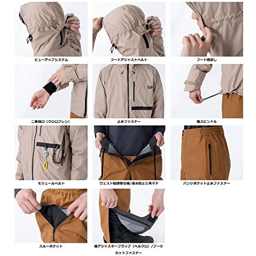 中古品 ダイワ(DAIWA) レインウェア レインマックスRレインスーツ DR-3221A ブラック L DR-3221A 【2299047164】(13459円)