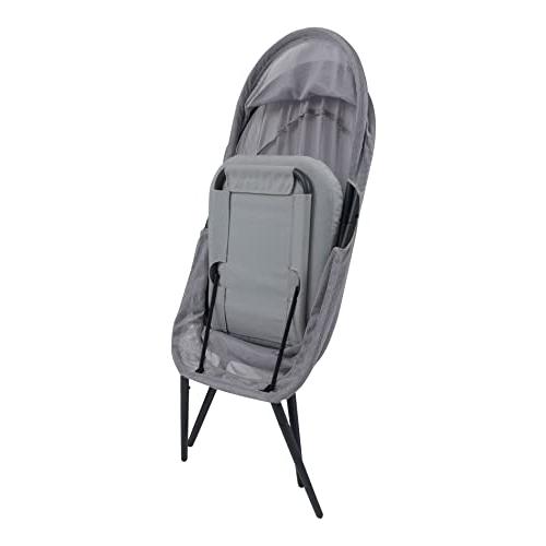 AZUMAYA ルーフフォールディングチェア グレー RKC-539LGY 