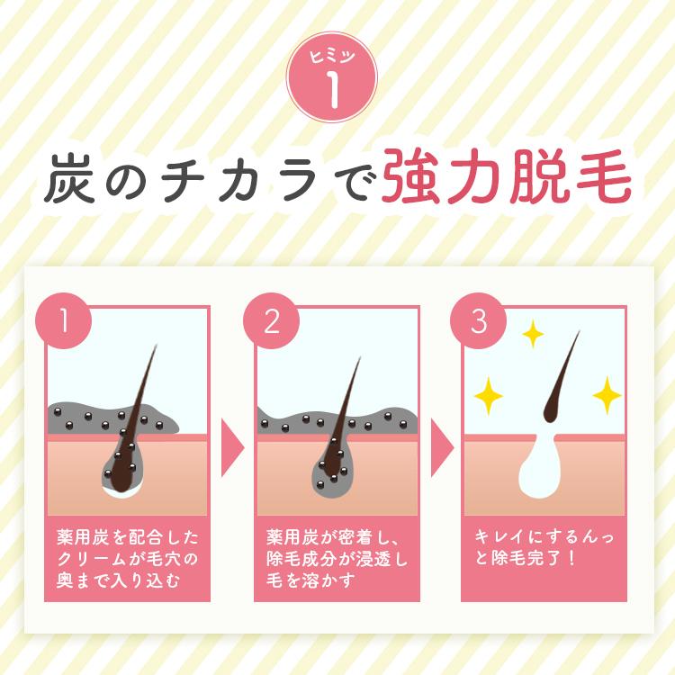 3本セット 除毛クリーム 子供 敏感肌 ムダ毛処理 VIO対応 小学生