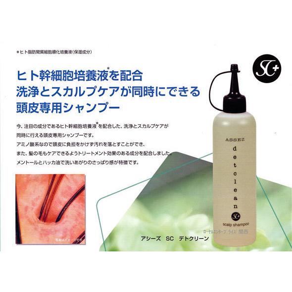 ヒト幹細胞培養液配合 デトクリーン3本 頭皮専用シャンプー