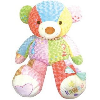 KAWAII BEAR PASTEL LL 約98cmカワイイベア テイクオフ ぬいぐるみ